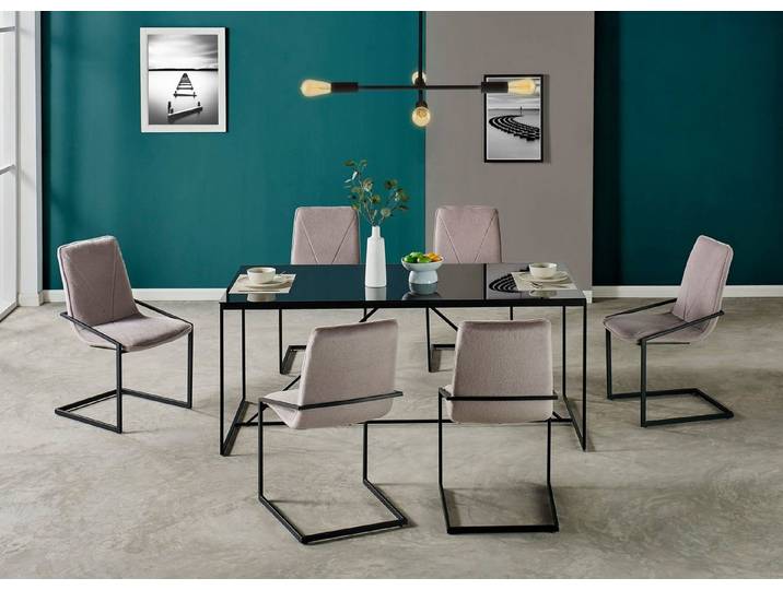 OTTO home Freischwinger Vitus (Set, 2 St), aus schönem weichen Samtvelours Bezug, in verschiedenen Farbvarianten