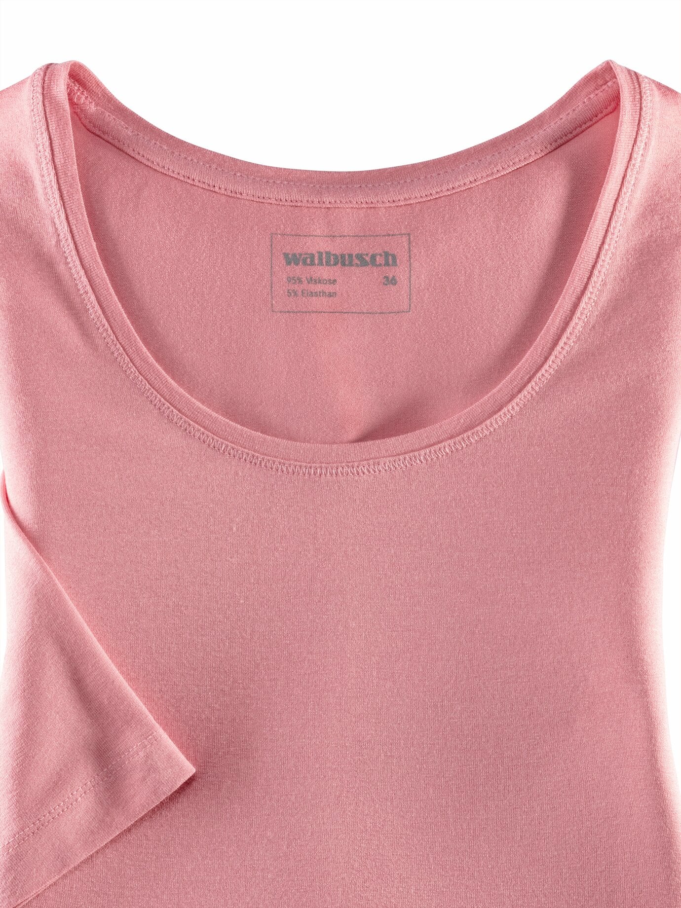 Walbusch Viskose-Shirt, , Farbe Rosa, 36, zart glänzende Viskose bequemer Schnitt Damen