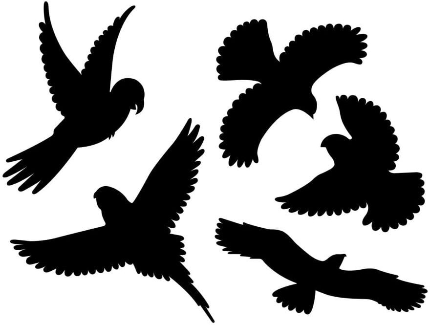 Gardigo Vogel Silhouetten 5 er Set