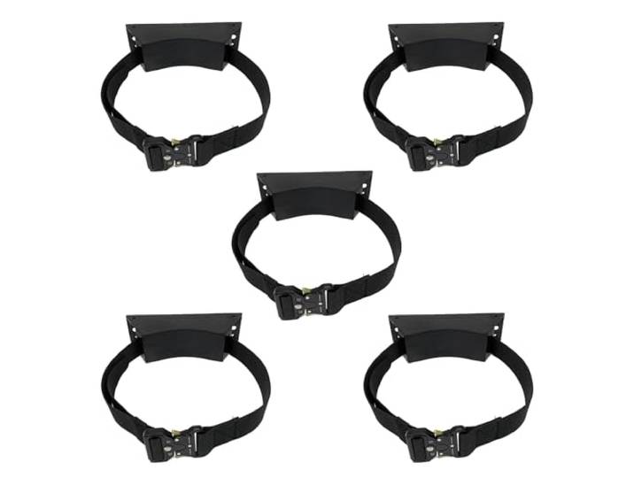 An der Wand montierter Flaschenhalter(Black,5pack)