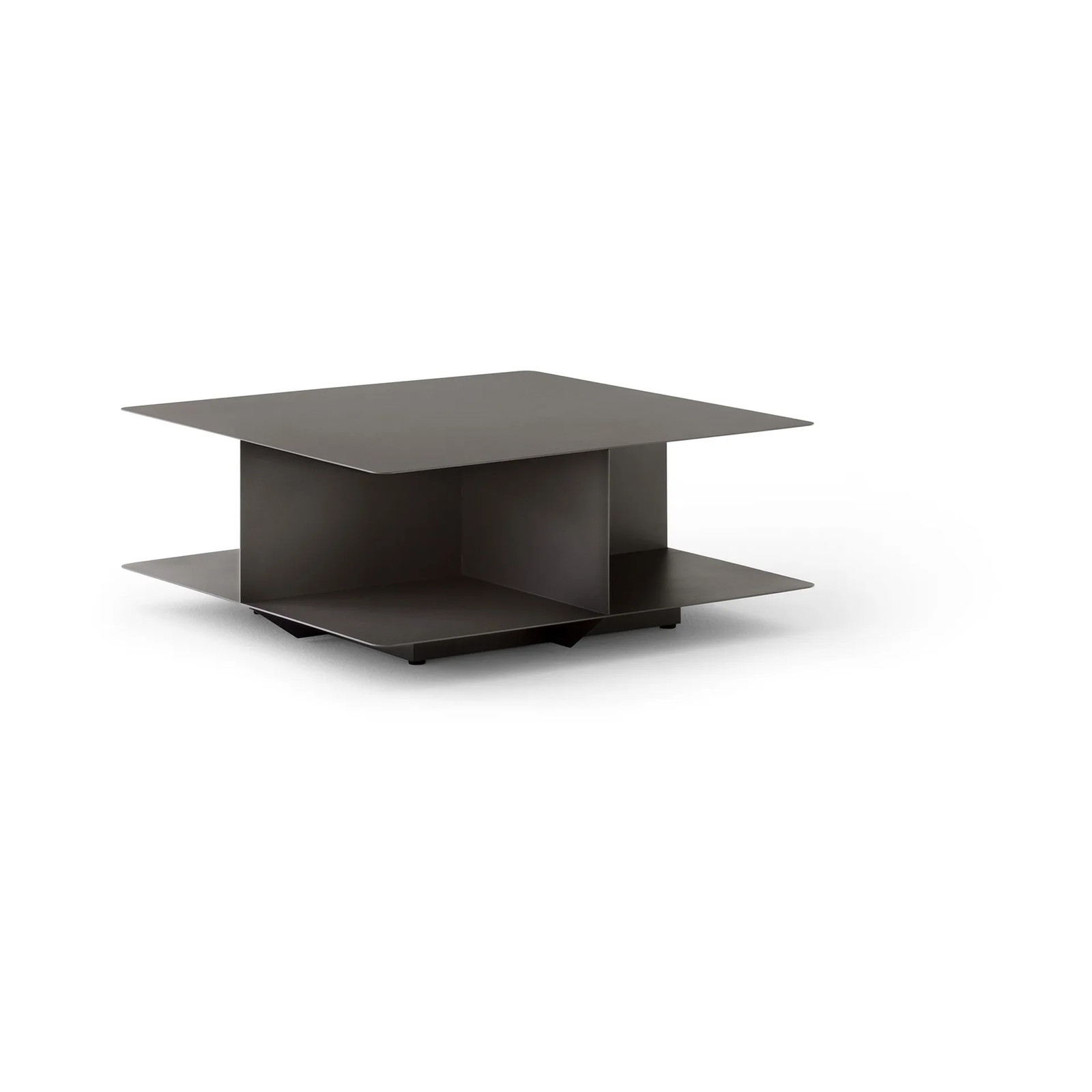 &Tradition Develius EV3 salontafel Steel stone grey, Ø89 x 40 cm