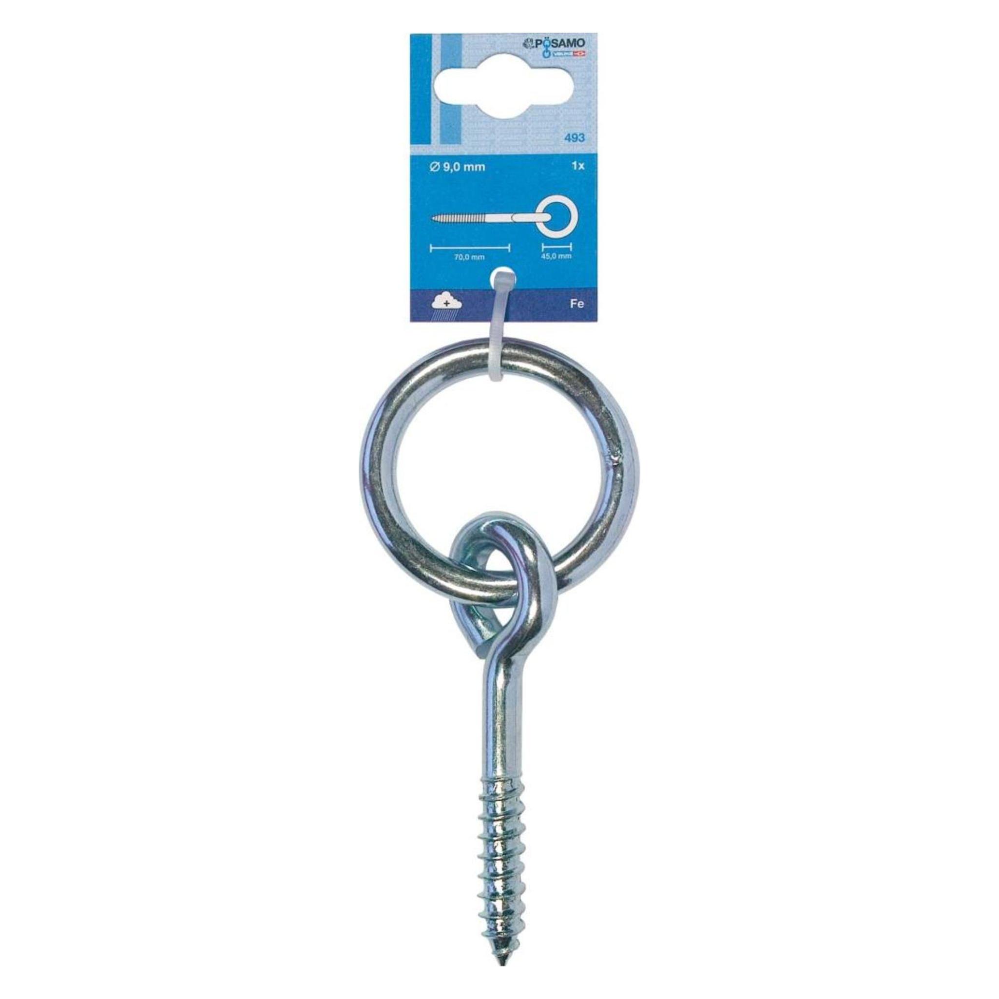 Monheimer SB-Krippenring Holzgewinde 45 x 70 mm (1 Schraube pro Stück) (2109900076)