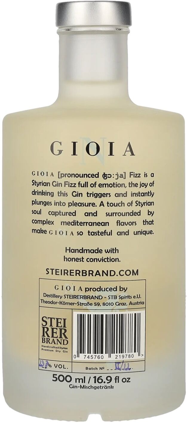 GIOIA Gin Fizz 23,7% Vol. 0,5l