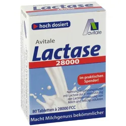 Lactase 28000 Fcc Tabletten Im Spender 80 ST
