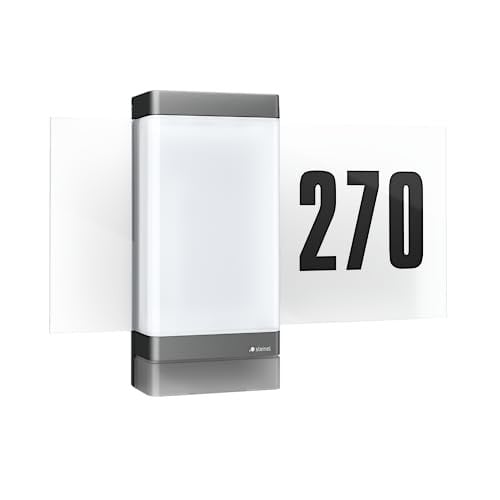 Steinel LED-huisnummerverlichting L 270 Digi SC, wit, met bewegingssensor en schemersensor