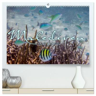 Unterwasserwelt der Malediven III (hochwertiger Premium Wandkalender 2027 DIN A2 quer), Kunstdruck in Hochglanz