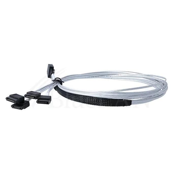 BlueLAN internes MiniSAS Hybrid Kabel SFF-8087/4x SATA 80cm (80 cm, SATA) (BLIS474S-80CM)