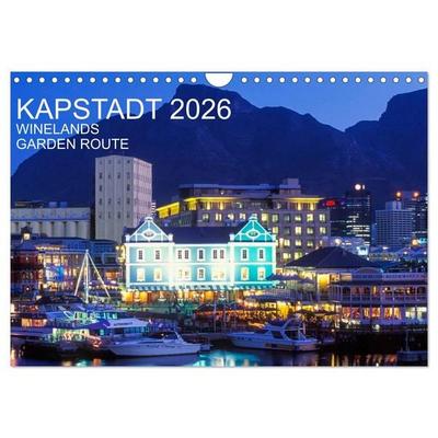 Kapstadt, Winelands und Garden Route (Wandkalender 2026 DIN A4 quer), CALVENDO Monatskalender