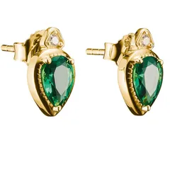 Thomas Sabo H2333-971-6 Damen-Ohrringe Ohrstecker Elyndra Grüne Steine