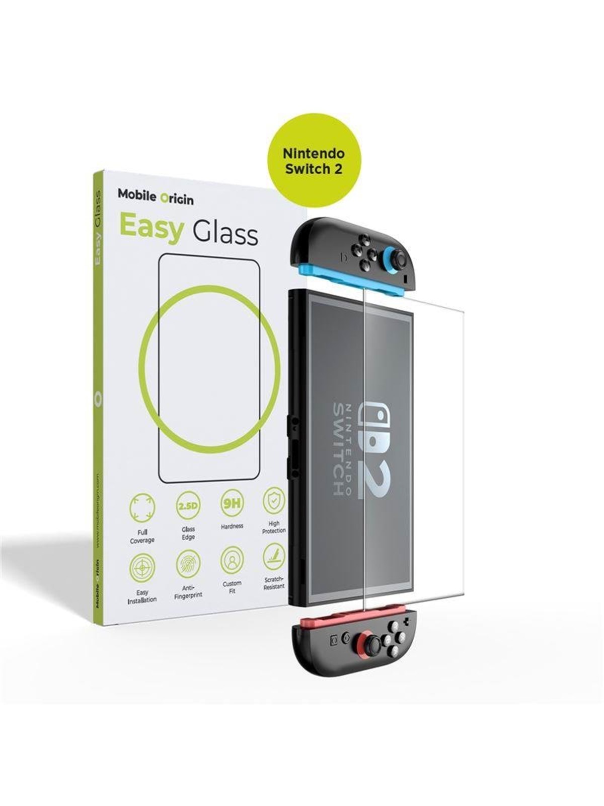 Mobile Origin EasyGlass Nintendo Switch 2 - Miscellaneous Zubehör für Spielkonsole - Nintendo Switch 2