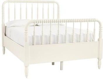 Savoy Spool Bed - White, King - Ballard Designs