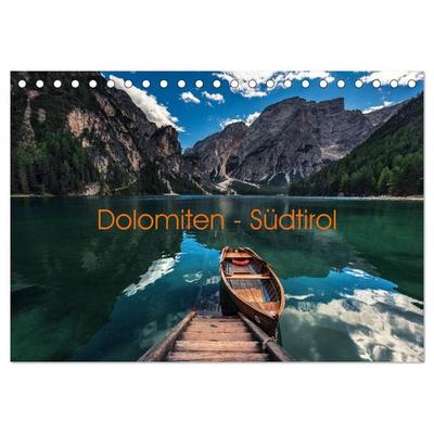 Dolomiten - Südtirol (Tischkalender 2026 DIN A5 quer), CALVENDO Monatskalender