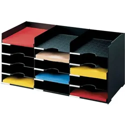 PAPERFLOW Sortierstation DIN A4+ 15-Fach  schwarz