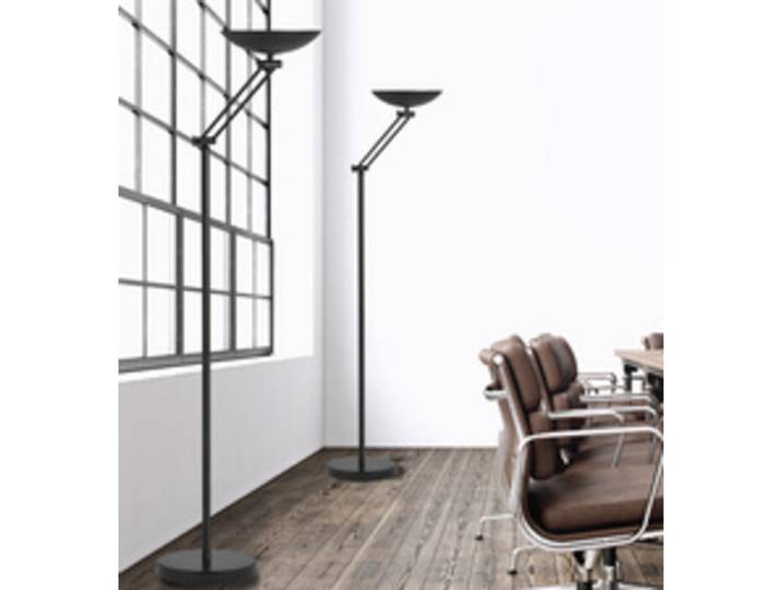 Lampadaire à LED FIRST ARTICULATED, noir