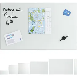 Relaxdays, Pinnwand, Magnetboard (Magnettafel, Pinnwand, 100 x 60 cm)