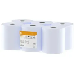 Handtuchrollen Wepa Satino HiCycle blau 20 cm x 150 m 6 Rollen/Paket, Innenabwicklung, 2-lagig, Recycling