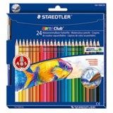 STAEDTLER Aquarellstift Noris Club aquarell, 24er Kartonetui