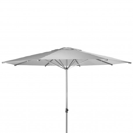 Doppler ALU EXPERT Teleskop-Sonnenschirm 4 m - großer Garten-Sonnenschirm: Stoffmuster - 827