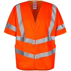 Warnschutz Verkehrsweste kurzarm "5031-240" Safety - M/L - Orange