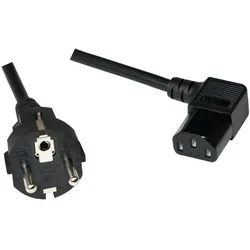 LogiLink Netzkabel Schutzkontaktstecker auf C13 2m