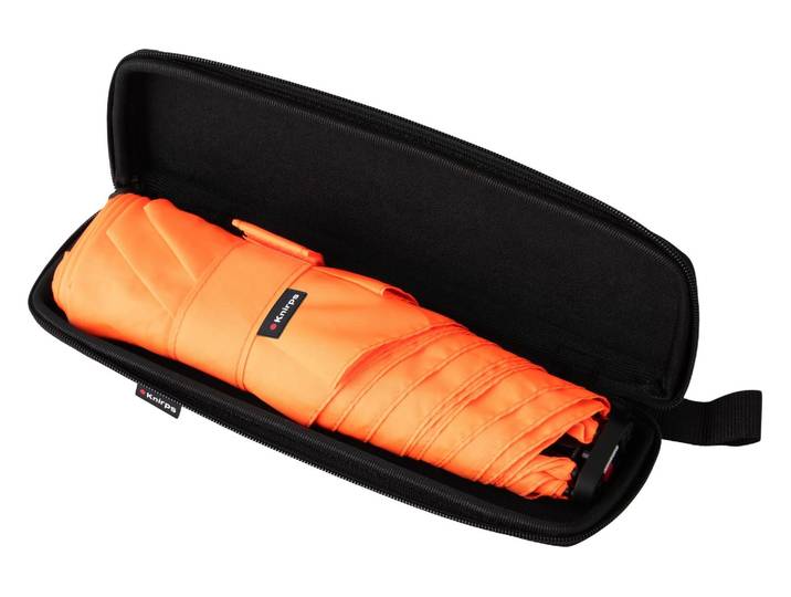 Taschenregenschirm KNIRPS X4U Manual , orange, Regenschirme, Taschenregenschirm