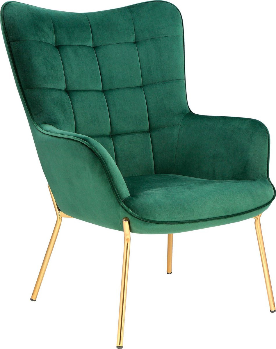 Notio Living Accent Stoel in Fluweel Groen