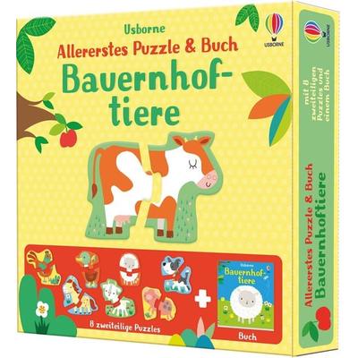 Allererstes Puzzle & Buch: Bauernhoftiere