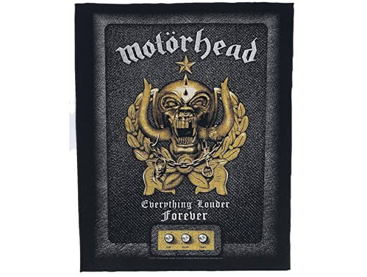 Motörhead Everything Louder Forever Embleem zwart-goudkleurig
