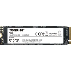 P300P512GM28 - Patriot P300 NVMe SSD, 512 GB