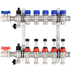 Strawa FB-Anschlussverteiler e-class 63 mit SFEE, mit 3/4''KH  2 Heizkreise
