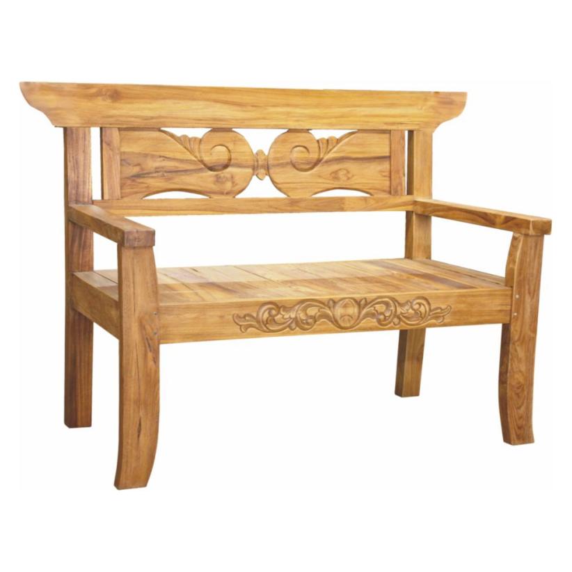 Garden Pleasure Gartenbank Padar 940229 natur Holz 135,0 cm (940229)