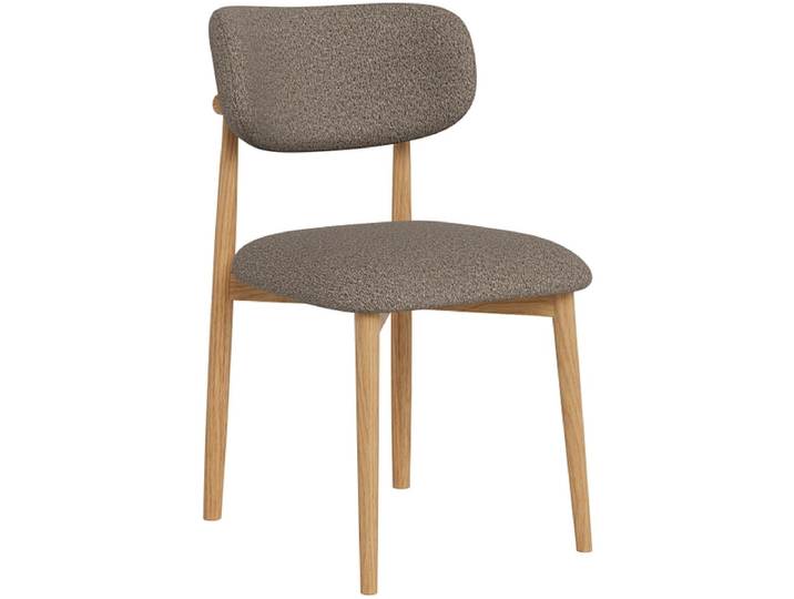 Stuhl ABSALON Stoff grau