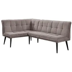 Exxpo by Gala Eckbank Mocca Stoff Latte 2,5-Sitzer