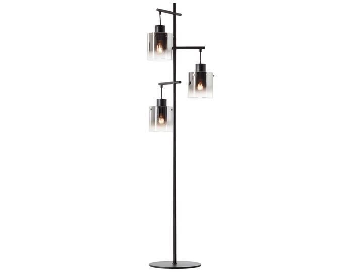 BRILLIANT\, lampadaire sur pied\, 3 lumières\, Simonis\, noir\, IP20\, culot E27\, 52 watts\, pour ampoule standard