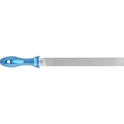 Werkstattfeile mit Heft Flachstumpf 300mm Hieb 1 für grobe Zerspanung, Schruppen
