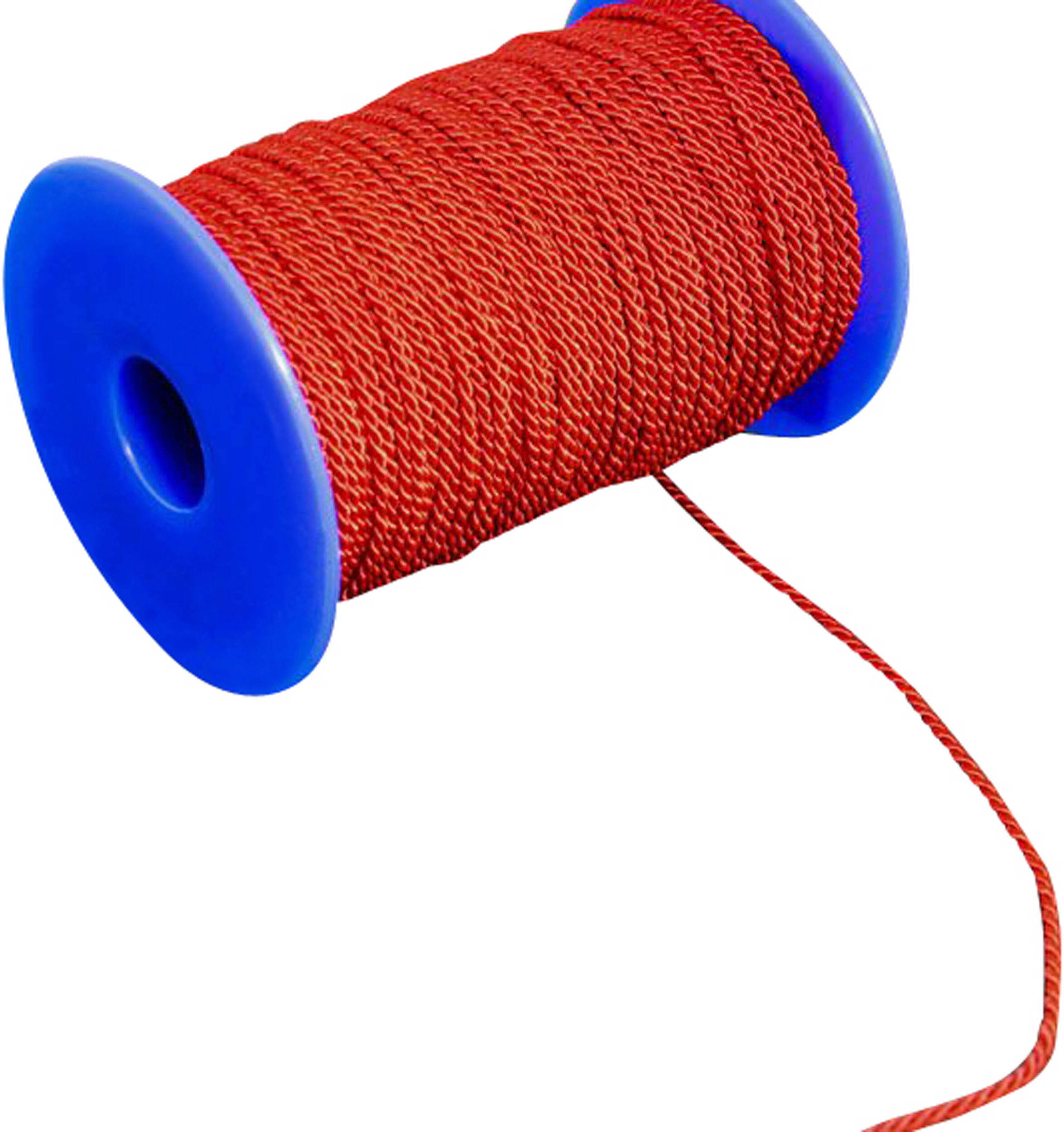 SPRINTIS Cordon de viscose sur rouleau, 2 mm x 100 m rouge