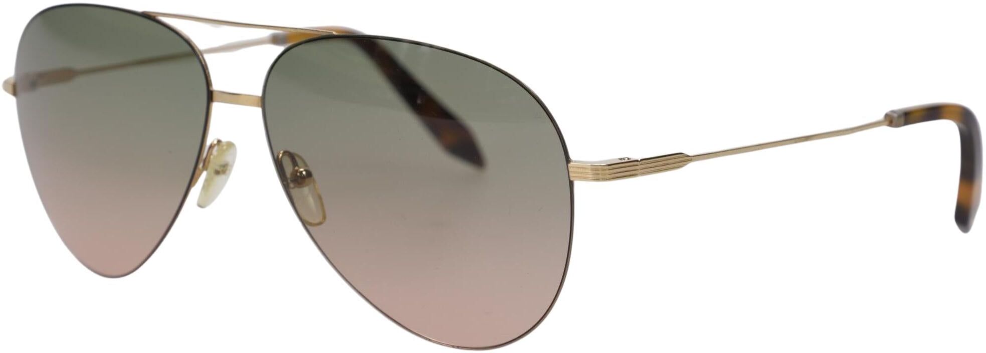 Victoria Beckham Damen Sonnenbrille, Gold - Second Hand