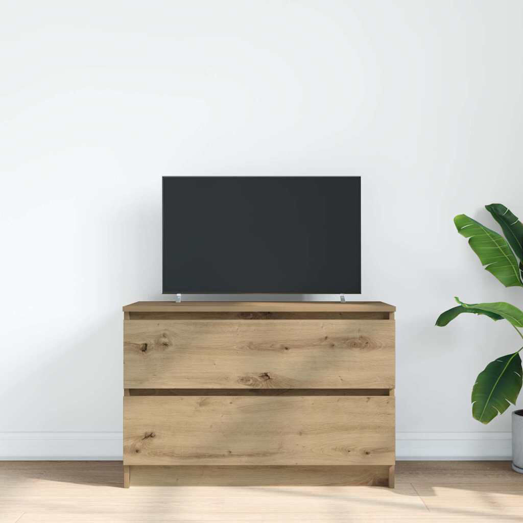 17 Stories TV Cabinet 35x54 Cm Engineered Wood Artisan Oak 80 cm