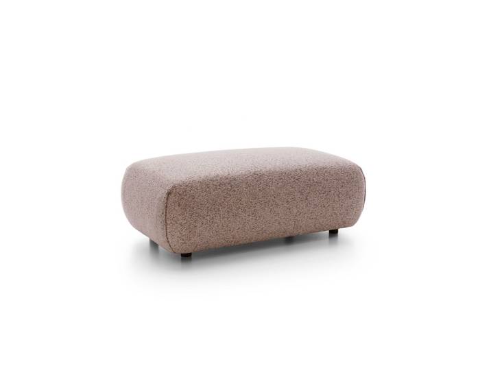 MASSENO Sitzhocker ZEST, Modern Polsterhocker, Fußhocker Rosa