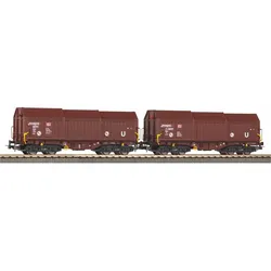 PIKO 58293 H0 2er Set Teleskopwagen, DB Cargo, Ep. VI