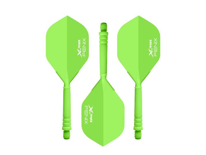 XQMAX Fenix Flight und Shaft 28 mm 3er Set grün