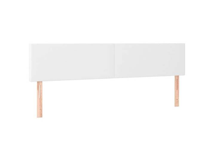 Bonne qualité - Ensemble de Têtes de lit - Lot de 2 - Blanc 90x5x78/88 cm Similicuir - Contemporain - MAW83459228