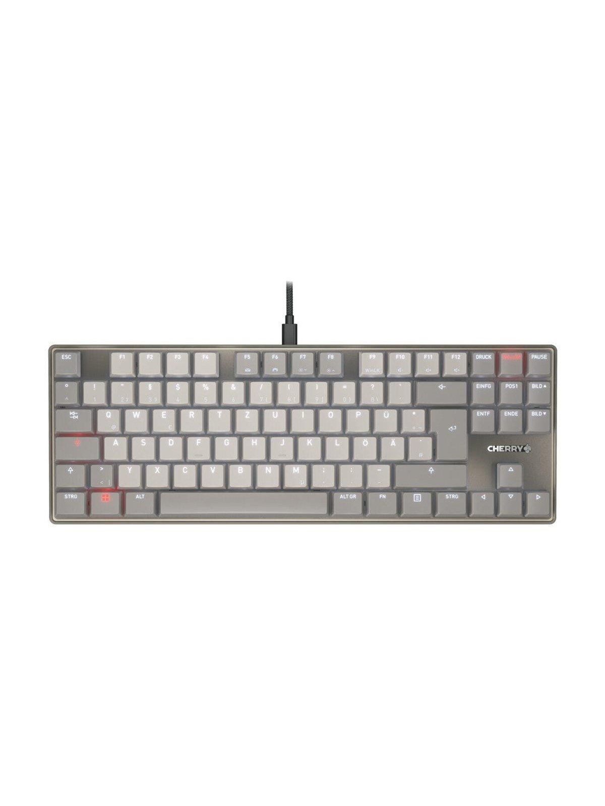 Cherry KC 500 MX LP - Tastatur - 80% - Deutsch - Grau