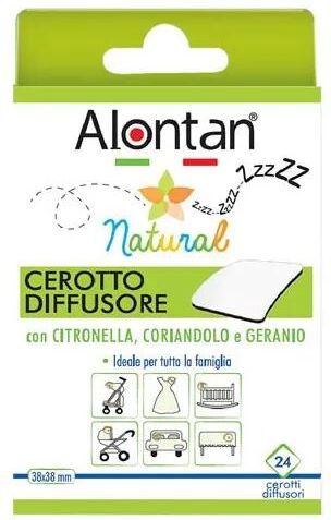 Alontan Natural Cerotto Diffusore Anti Zanzare 24 Pezzi