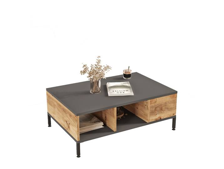 Salontisch Atlantische Kiefer 33.1cm - Material: Melamin - 63
