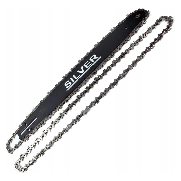 Silver Führung +2 x Kette 14 "3/8 50 Elemente (11140) (11140)