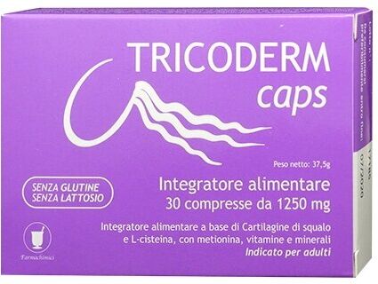FARMACHIMICI Srl Tricoderm Caps 30 Compresse - Integratore per Capelli Forti e Sani