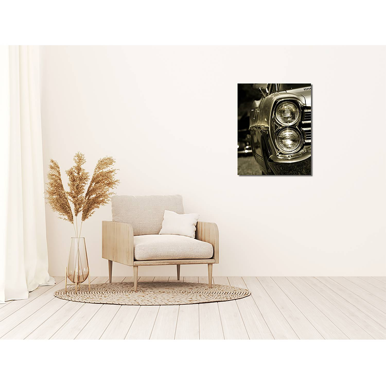 home24 Classic Cars wanddecoratie alu-dibond, meerdere kleuren, 40 x 50 cm