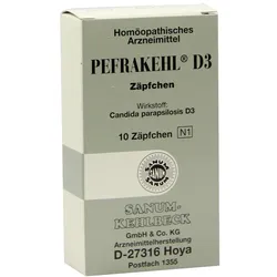 Pefrakehl D 3 Zäpfchen 10 St