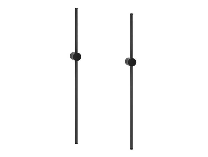 Nettlife Led-Wandleuchte Nastasi (2er-Set), Schwarz, Metall, LED integrated, 60x6x10 cm, Lampen & Leuchten, Innenbeleuchtung, Wandleuchten
